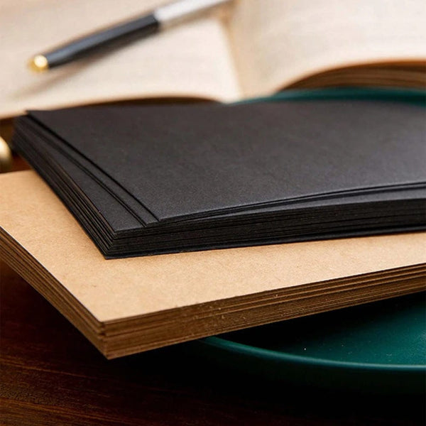 Planet Gates White 20/30pcs A6 Size 10 X 15cm Kraft Paper 350gsm Card paper, DIY Gift Packing Cardboard Paper Blank Postcard hand-drawn doodles