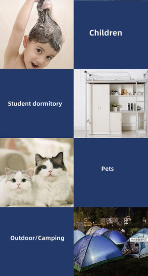 Planet Gates White 2024 Hot Selling Wireless Hair Dryer 30000 Rpm High-Speed Dry Cold Warm Wind Children's Home Dormitory Travel USB Charging Hair