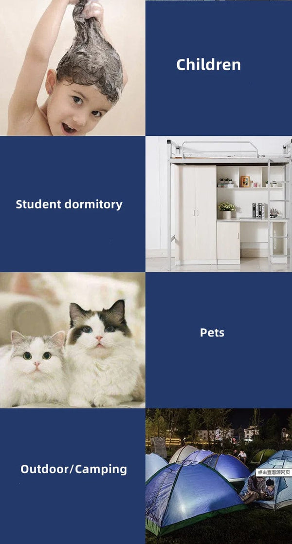 Planet Gates White 2024 Hot Selling Wireless Hair Dryer 30000 Rpm High-Speed Dry Cold Warm Wind Children's Home Dormitory Travel USB Charging Hair