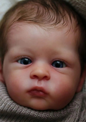 Planet Gates WHITE / 20inch NPK Clearance Sales 20inch Reborn Doll Kit Oskar Lifelike Real Soft Touch Fresh Color Unfinished Doll Parts with Body