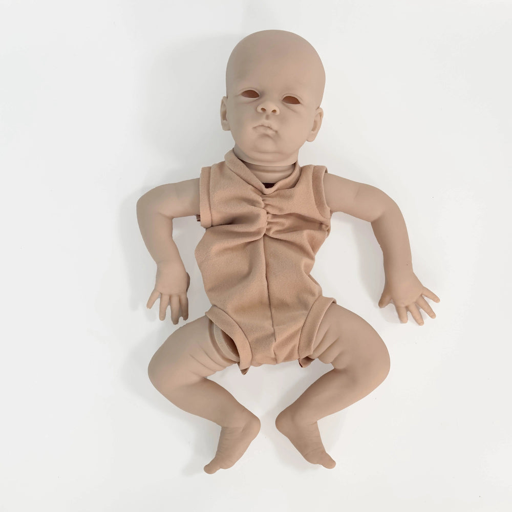 Planet Gates WHITE / 20inch NPK Clearance Sales 20inch Reborn Doll Kit Oskar Lifelike Real Soft Touch Fresh Color Unfinished Doll Parts with Body