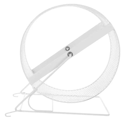 Planet Gates white / 21X15X23CM Wheel Hamster Exercise Running Small Silent Chinchilla Largehedgehog Guinea Ratgerbil Metal Pet Quiet S Animal
