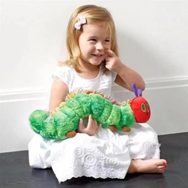 Planet Gates WHITE / 22cm 22CM Caterpillar Soft Toy Green Cotton Caterpillar Plush Animal Dolls Lovely Very Hungry Creative Gift For Kids Home Decoration