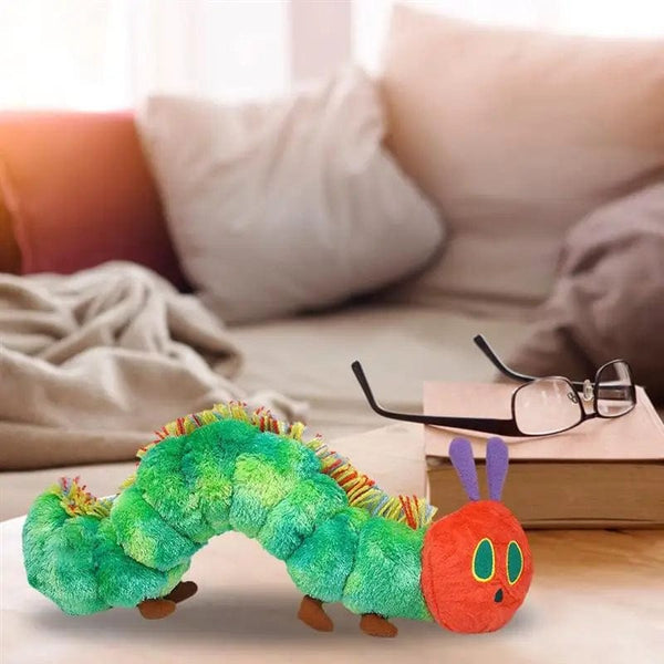 Planet Gates WHITE / 22cm 22CM Caterpillar Soft Toy Green Cotton Caterpillar Plush Animal Dolls Lovely Very Hungry Creative Gift For Kids Home Decoration