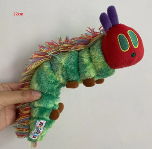 Planet Gates WHITE / 22cm 22CM Caterpillar Soft Toy Green Cotton Caterpillar Plush Animal Dolls Lovely Very Hungry Creative Gift For Kids Home Decoration