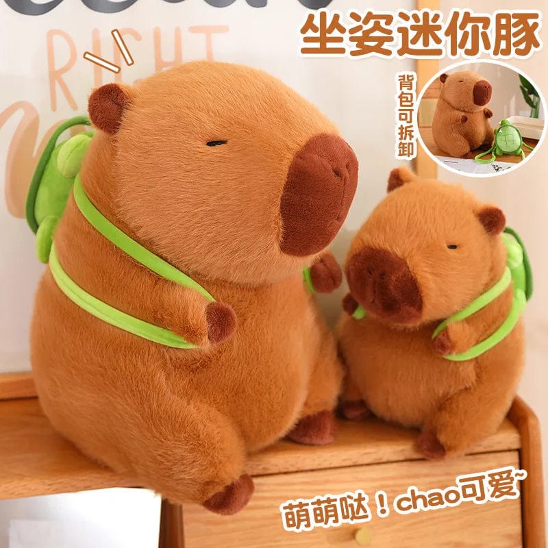 Planet Gates WHITE / 23CM Hot Capybara Plush Fluffty Toy Kawaii Chubby Cute Doll Stuffed Animals Soft Gift  For Kid