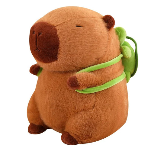 Planet Gates WHITE / 23CM Hot Capybara Plush Fluffty Toy Kawaii Chubby Cute Doll Stuffed Animals Soft Gift  For Kid