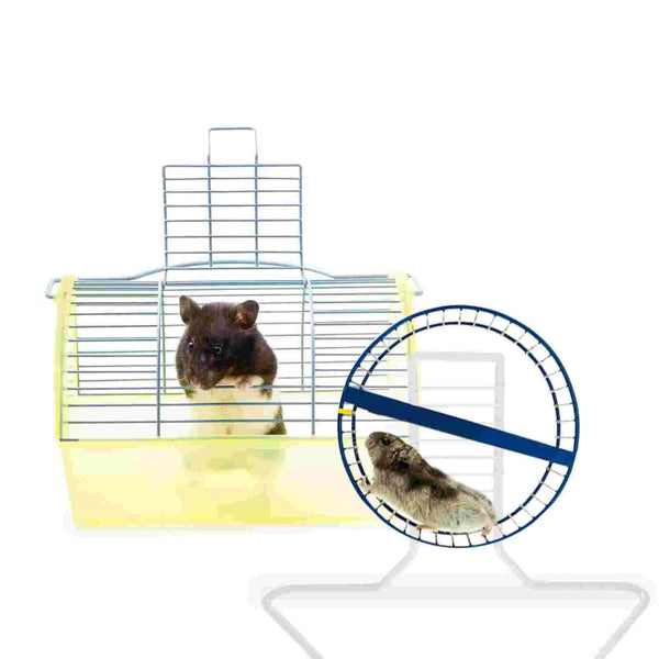 Planet Gates White / 23X15X13.3cm Metal Brackets Running Wheel Support Hamster Syrian Exercise White Iron Small Pet Stand