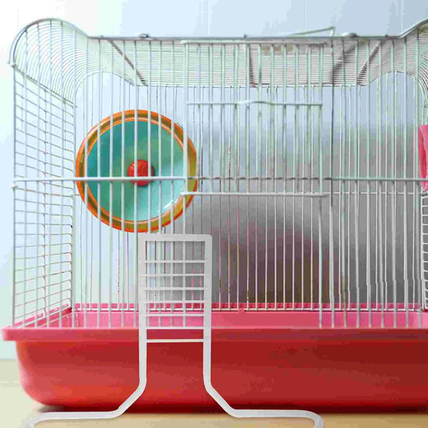 Planet Gates White / 23X15X13.3cm Metal Brackets Running Wheel Support Hamster Syrian Exercise White Iron Small Pet Stand