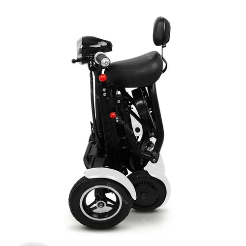 Planet Gates White 25-30KM / CHINA Electric Scooter For Disabled Four Wheel Electric Scooters Dual Motor 250W Mobility Scooter Foldable For Elderly