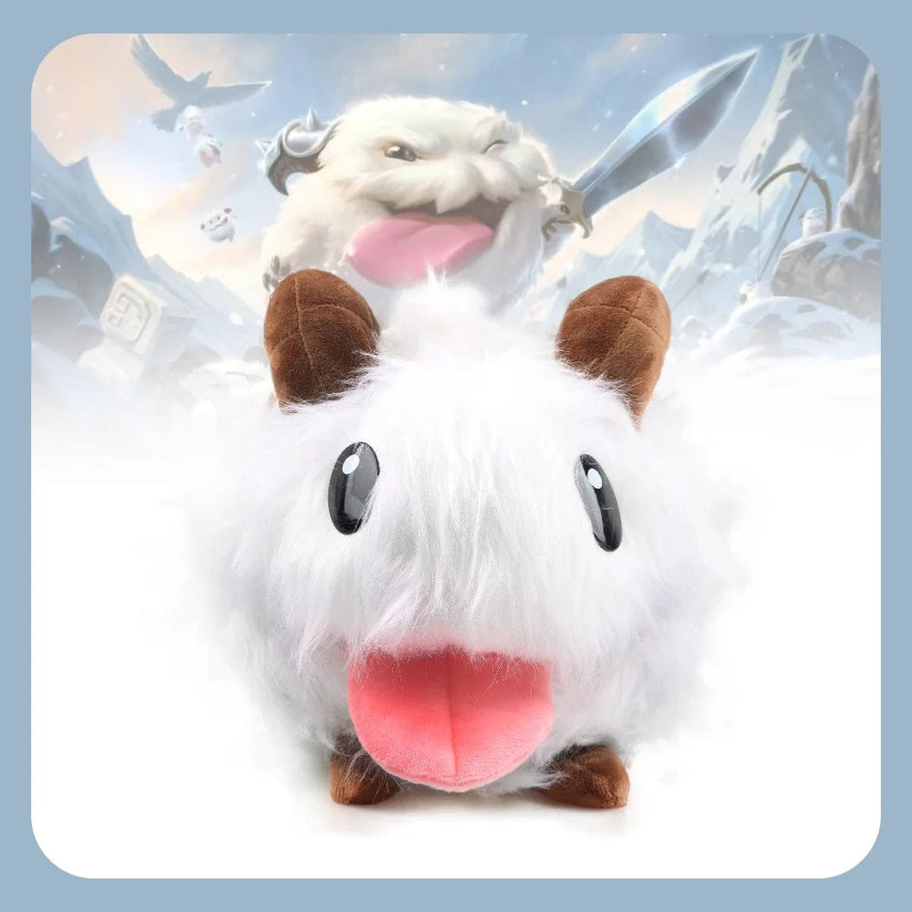 Planet Gates White / 25cm 25CM Hot Product League Of Legends Poro Plush Doll Game Peripheral Doll Children's Christmas Gift Toy