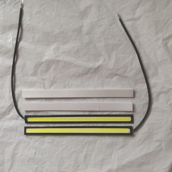 Planet Gates White / 2pcs 2pcs/set New COB Car Daytime Running Light Universal 17cm/6.69in Car DRL LED Strip Light External Light Car DRL Light