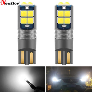 Planet Gates White 2pcs High Quality T10 W5W Super Bright Car Interior Reading Dome Light Marker Lamp 168 194 LED Auto Wedge Parking Bulbs Orange