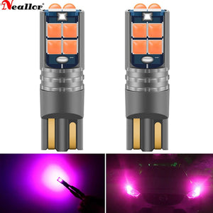 Planet Gates White 2pcs High Quality T10 W5W Super Bright Car Interior Reading Dome Light Marker Lamp 168 194 LED Auto Wedge Parking Bulbs Orange