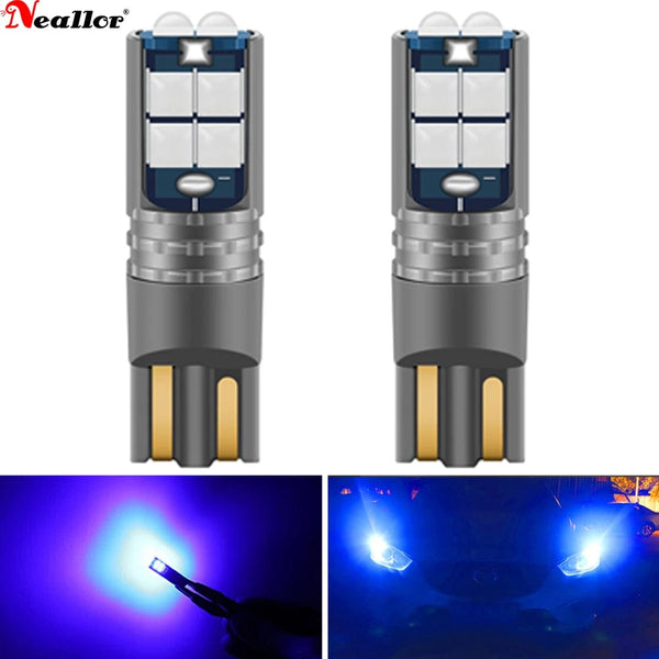 Planet Gates White 2pcs High Quality T10 W5W Super Bright Car Interior Reading Dome Light Marker Lamp 168 194 LED Auto Wedge Parking Bulbs Orange