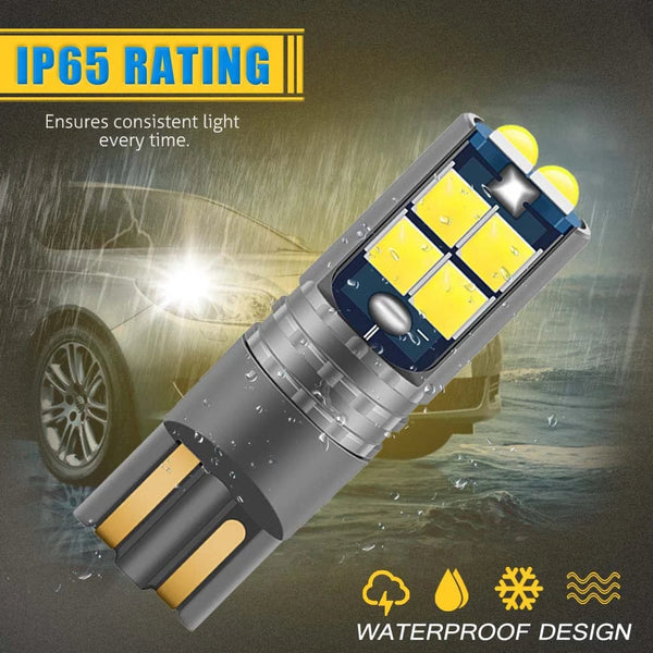 Planet Gates White 2pcs High Quality T10 W5W Super Bright Car Interior Reading Dome Light Marker Lamp 168 194 LED Auto Wedge Parking Bulbs Orange