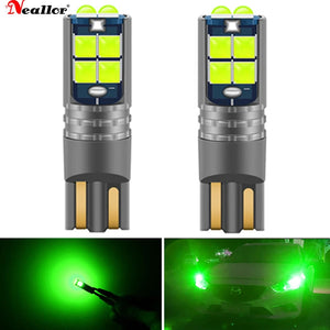 Planet Gates White 2pcs High Quality T10 W5W Super Bright Car Interior Reading Dome Light Marker Lamp 168 194 LED Auto Wedge Parking Bulbs Orange