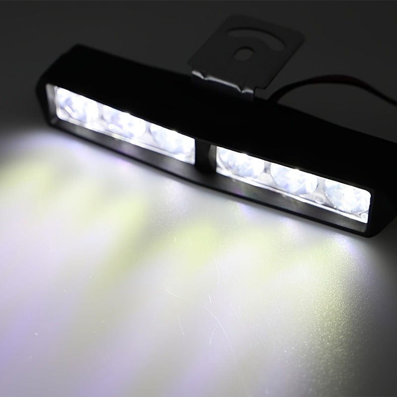 Planet Gates white 2pcs Super Bright 6LED Motorcycle Headlight SpotLights - Enhance Your Ride's Visibility & Safety!