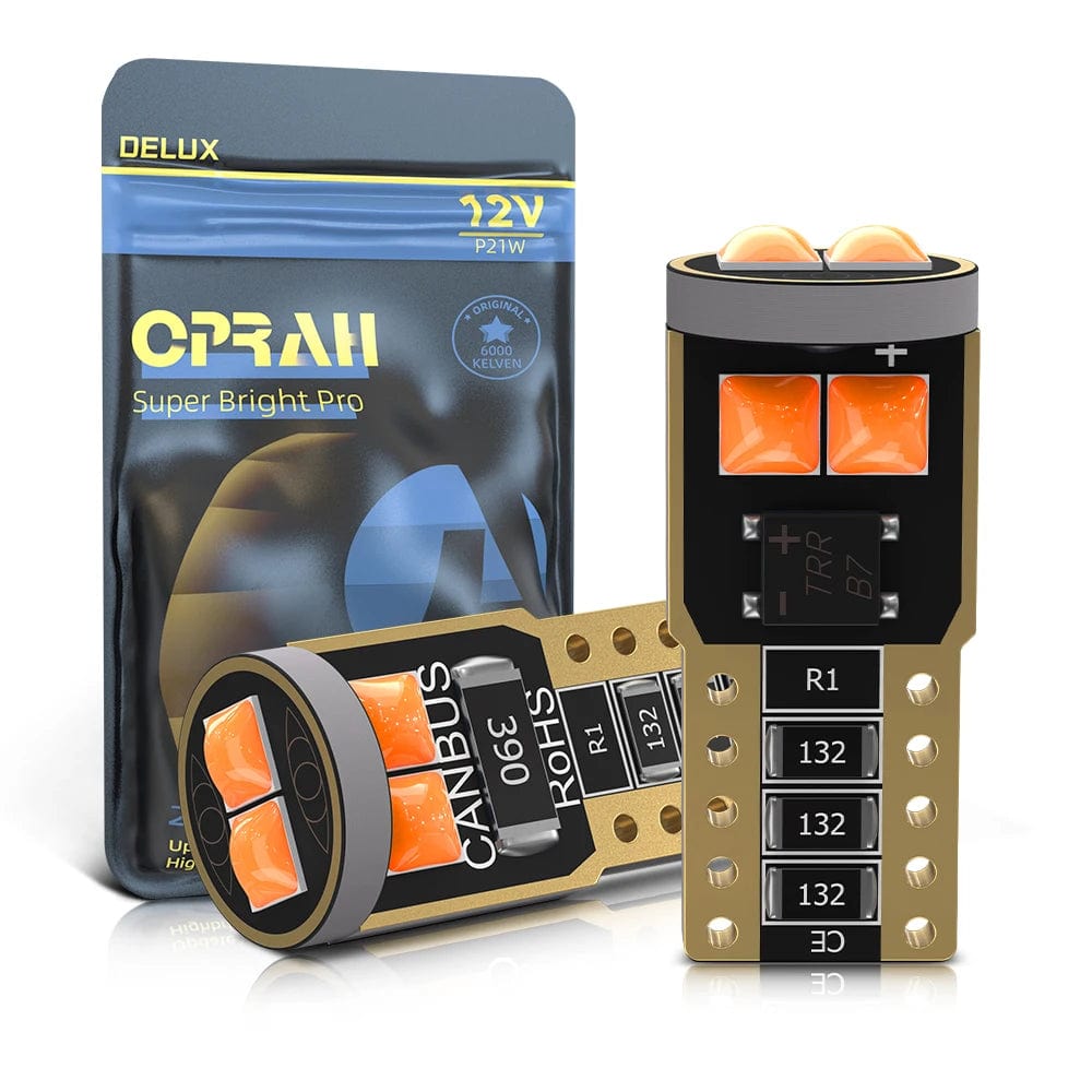 Planet Gates White 2X W5W 194 168 T10 6SMD 3030 Canbus LED Bulbs 12V For Car License Plate Light Interior Dome lights Reading Lamp 6000K White Red