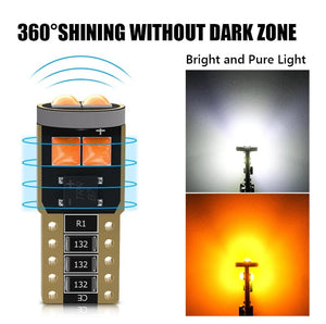 Planet Gates White 2X W5W 194 168 T10 6SMD 3030 Canbus LED Bulbs 12V For Car License Plate Light Interior Dome lights Reading Lamp 6000K White Red