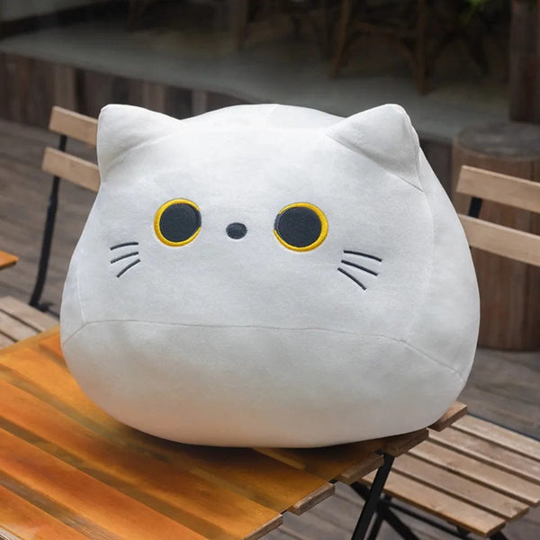 Planet Gates White / 30cm 10/30CM Cat Doll Small Pendant Cuddly Pillow Cushion Ins Black Cat Plush Toy Doll for Girl Gift Plushie Stuffed Toys