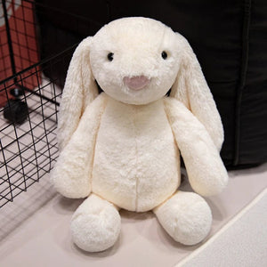 Planet Gates white / 30cm 20-45cm Cute Plush Toy Stuffed Toy Rabbit Doll Babies Sleeping Companion Kawaii Plush Long Ear Rabbit Doll Children's Gift