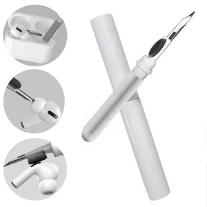 Planet Gates White 3IN1 Portable Cleaning Pen Headphones Mobile Phone Tablet Dust Dirt Clean Tool For iPhone Xiaomi HUAWEI Samsung Earphone Cleaner