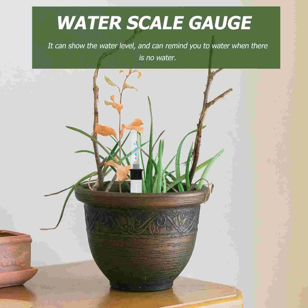 Planet Gates White 4 Pcs Water Level Reminder Water Meter Indoor Plants Water Sensor Hydroponic Planter Hygrometer Water Scale Gauge