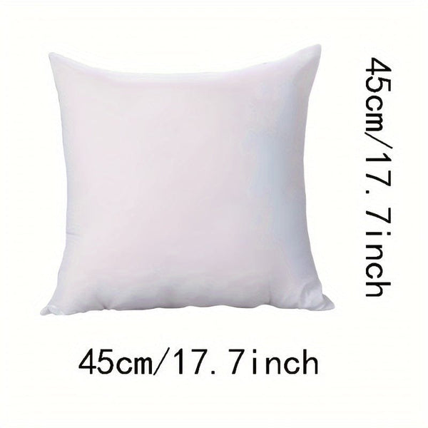 Planet Gates White / 45*45cm 1pc Soft And Fluffy Throw Pillow Inserts, White Pillow Core, For Sofas And Beds Couch Bedroom Home Decor