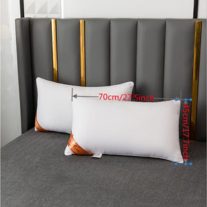 Planet Gates White / 45x70cm 1pc White Rebound Back Pillow Solid Color Soft Comfortable Bedroom Bed Sleep Pillow Hotel Home Single Adult Pillow For Back Belly Or Side Sleepers