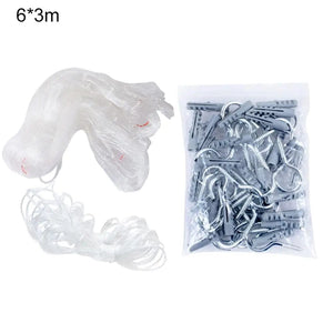 Planet Gates White / 4x3m / CN Pet Safety Protection Net Cat Protective Plastic Sturdy Safe Wire Cover For Balconies Windows For Baby Kid Falling Net Fence