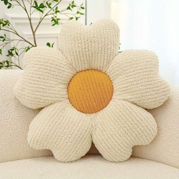 Planet Gates White / 50*50cm 1pc Home Decorative Cushion, Breathable Flower Seat Cushion, Table Chair Cushion Floor Pillow For Sofa Couch Bed Office