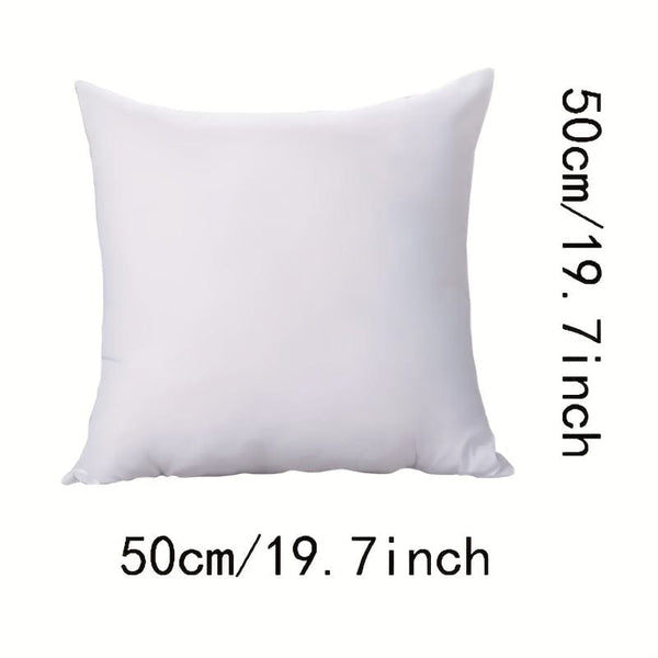 Planet Gates White / 50*50cm 1pc Soft And Fluffy Throw Pillow Inserts, White Pillow Core, For Sofas And Beds Couch Bedroom Home Decor