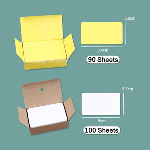 Planet Gates white 50 sheets Japanese Colored White Memo Pads Message Note Empty Flashcard Study Notepad Index Tab Blank Cards Day Planner Journal Stationery