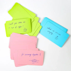 Planet Gates white 50 sheets Japanese Colored White Memo Pads Message Note Empty Flashcard Study Notepad Index Tab Blank Cards Day Planner Journal Stationery