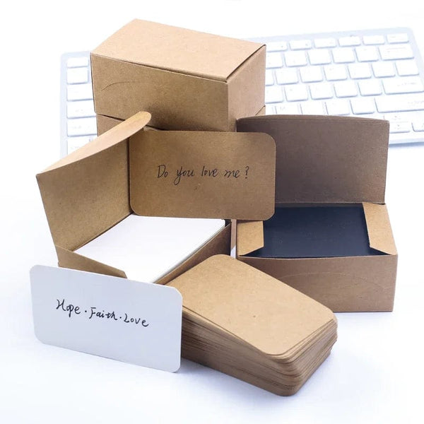 Planet Gates white 50 sheets Japanese Colored White Memo Pads Message Note Empty Flashcard Study Notepad Index Tab Blank Cards Day Planner Journal Stationery