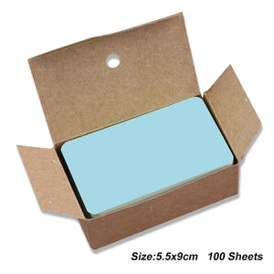 Planet Gates white 50 sheets Japanese Colored White Memo Pads Message Note Empty Flashcard Study Notepad Index Tab Blank Cards Day Planner Journal Stationery