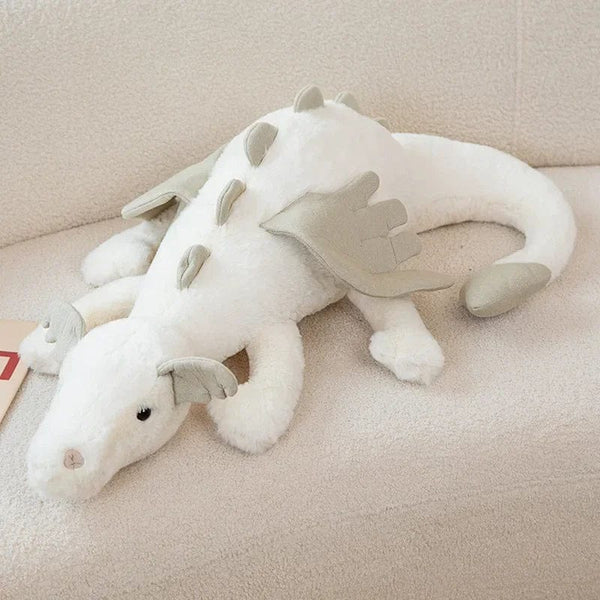 Planet Gates white / 50cm Giant Soft Plush Toy Little Dragon Plush Toys White Green Dinosaur Stuffed Animal Soft Doll Birthday Gift for Children