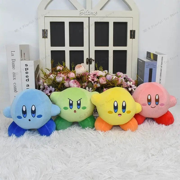 Planet Gates White 6 Styles Anime Kirby Plush Doll Toys Soft Stuffed Plush Kawaii Cartoon Toy Collection Great Christmas Birthday Gift For Children