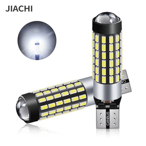 Planet Gates WHITE / 6000K JIACHI 2PCS T10 LED Lamp For Car W5W CANBUS 194 168 5W5 501 Auto Clearance Parking Lights 78Chips Highlight Cool White DC12V-24V
