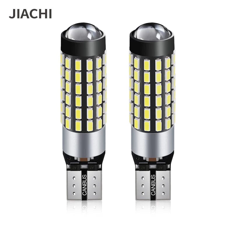 Planet Gates WHITE / 6000K JIACHI 2PCS T10 LED Lamp For Car W5W CANBUS 194 168 5W5 501 Auto Clearance Parking Lights 78Chips Highlight Cool White DC12V-24V