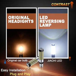 Planet Gates WHITE / 6000K JIACHI 2PCS T10 LED Lamp For Car W5W CANBUS 194 168 5W5 501 Auto Clearance Parking Lights 78Chips Highlight Cool White DC12V-24V