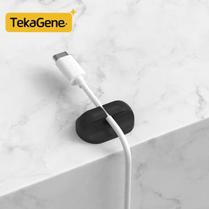 Planet Gates White 7 / CHINA Cable Organizer Management Wire Holder Flexible USB Cable Winder Tidy Silicone Clips Keeper Cable Organizer Holder for phone