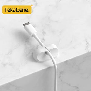 Planet Gates White 7 / CHINA Cable Organizer Management Wire Holder Flexible USB Cable Winder Tidy Silicone Clips Keeper Cable Organizer Holder for phone