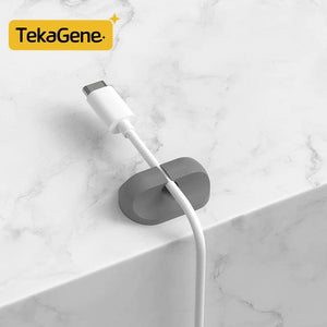 Planet Gates White 7 / CHINA Cable Organizer Management Wire Holder Flexible USB Cable Winder Tidy Silicone Clips Keeper Cable Organizer Holder for phone