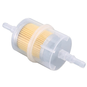Planet Gates white 932 Inline Fuel Petrol Filter Large Universal Oil Filter Fit For 6mm 8mm Pipes