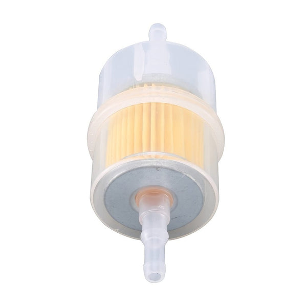 Planet Gates white 932 Inline Fuel Petrol Filter Large Universal Oil Filter Fit For 6mm 8mm Pipes