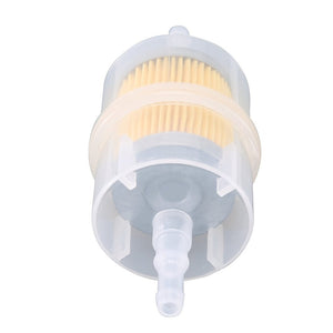 Planet Gates white 932 Inline Fuel Petrol Filter Large Universal Oil Filter Fit For 6mm 8mm Pipes