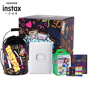Planet Gates White bag film sets Original Fujifilm Instax Mini Link 2 Printer Instax Photo Camera Printers For Smart Phone App Film Machine New Fujifilm Camera