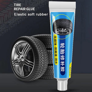 Planet Gates White Black Tyre Repair Instant Car Tire Repair Glue Liquid Strong Rubber Glues Wear-resistant Rubber Non-corrosive Adhesive Glue